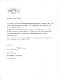 customer testimonial tommy gate